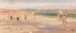 Dendera de Edward Lear