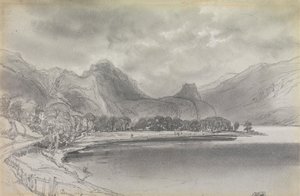 Derwentwater de Edward Lear