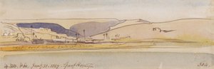 Garf Hosayn; 16:20 h, 31 de enero de 1867 (304) de Edward Lear
