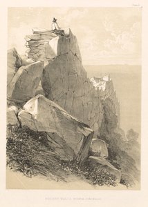 Excursión ilustrada en Italia vol. II: Muros antiguos, Monte Circello, 1846 de Edward Lear