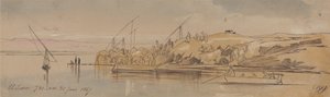 Luxor, 7:30 am, 20 de enero de 1867 (199) de Edward Lear