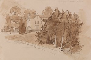 Manor (Knowsley Lane?) de Edward Lear