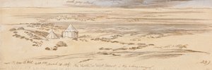 Cerca de Beer El Abt, 16:30, 28 de marzo de 1867 (23) de Edward Lear