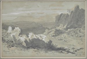 Olevano de Edward Lear