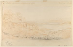 Pentedatelo, Calabria, Italia de Edward Lear