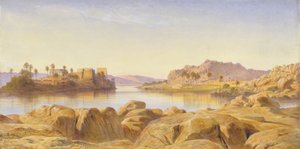 Philae, Egipto de Edward Lear