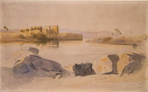 Philae, Egipto de Edward Lear