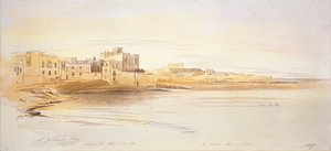 Bahía de San Julián, Malta, 1866 de Edward Lear
