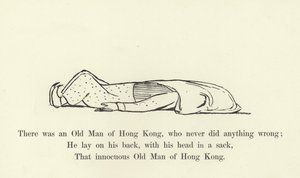Había un viejo de Hong Kong, que nunca hizo nada mal de Edward Lear