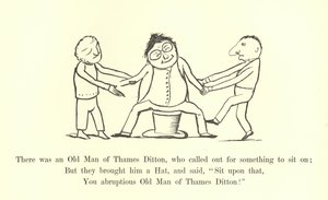 Había un viejo de Thames Ditton, que pidió algo para sentarse