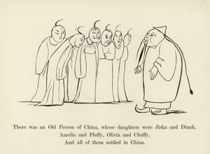 Había una Persona Mayor de China, cuyas hijas eran Jiska y Dinah