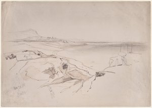 Vista de Sciacca, Sicilia de Edward Lear