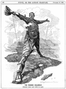 Cecil John Rhodes, de "Punch". de Edward Linley (after) Sambourne