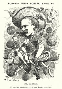Dr Carver (grabado) de Edward Linley (after) Sambourne