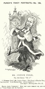 Caricatura de Punch: William Field de Edward Linley (after) Sambourne