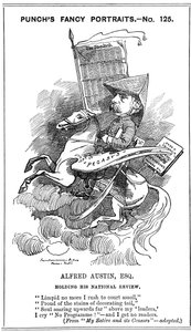 Alfred Austin 1835-1913, poeta británico, 1883 de Edward Linley Sambourne