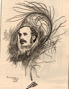 Caricatura de Ellis Ashmead-Bartlett de Edward Linley Sambourne