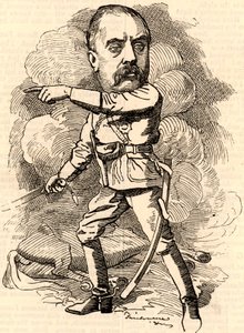 Gerald Graham (1831-1899) Oficial del ejército inglés que sirvió en la Real Maestranza de Ingenieros. de Edward Linley Sambourne