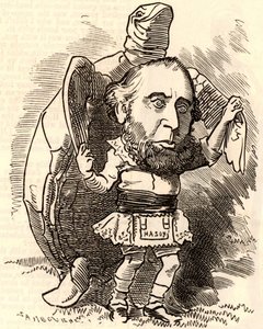 John Ellis bailando con tortuga de Edward Linley Sambourne