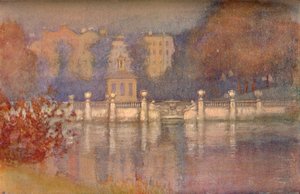 El Serpentine, Hyde Park, c1911 de Edward Louis Lawrenson