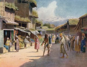 Un bazar de Srinagar