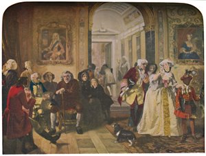 Dr. Johnson en la antesala de Lord Chesterfield, esperando una audiencia de Edward Matthew Ward