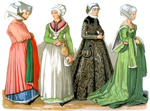 Mujeres de Núremberg, Alemania, siglo XVI, 1849 de Edward May