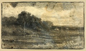 Paisaje con árboles de Edward Mitchell Bannister