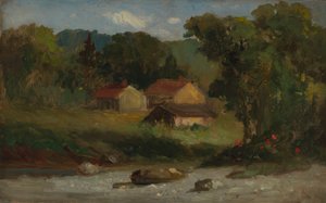 Granja Rocosa, Newport, 1891 de Edward Mitchell Bannister