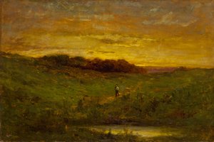 Atardecer, 1883 de Edward Mitchell Bannister
