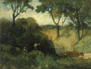 El saludo, 1895 de Edward Mitchell Bannister