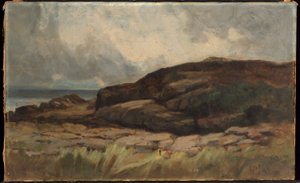 Sin título (paisaje con rocas) de Edward Mitchell Bannister