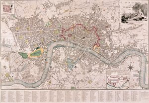 Mapa de Londres de Edward Mogg