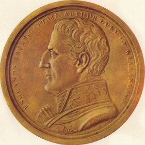 El Gran Capitán de Inglaterra Arthur Duque de Wellington - Medalla de Recuerdo, 1815 1910 de Edward Orme