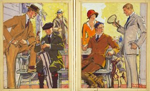 Anuncio de ropa Hart, Schaffner & Marx, pub. 1900