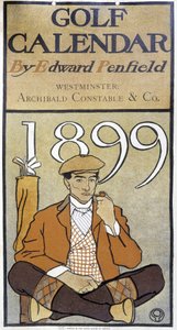 Calendario: "Calendario de Golf" por Edward Penfield de Edward Penfield