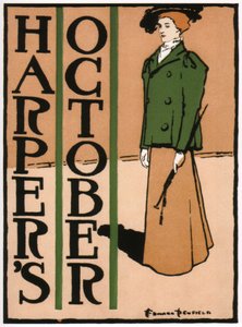 Harpers octubre, 1895 de Edward Penfield