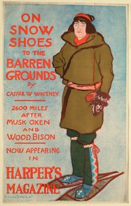 Auf Schneeschuhen zum Ödland de Edward Penfield