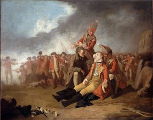 La muerte del General Wolfe, 1763