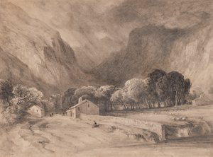 Paisaje con montañas