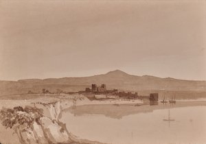 Paisaje marino con vistas a una bahía de Edward Pretty