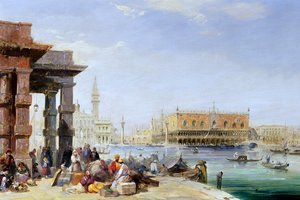 El Palacio Ducal desde Santa Maria della Salute