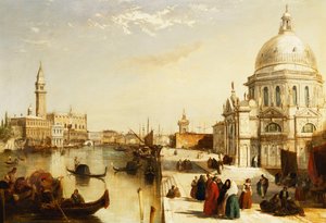 El Gran Canal con Santa Maria della Salute, Venecia