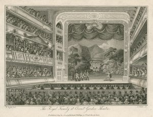 La Familia Real en el Teatro de Covent Garden, Londres