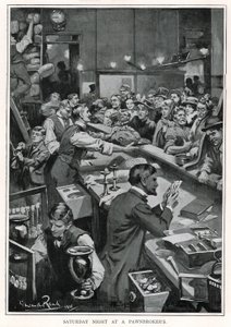 Sábado por la noche en una casa de empeños de Edward R. King