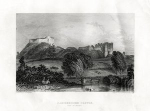 Castillo de Carisbrooke, Newport, Isla de Wight, 1860 de Edward Radclyffe