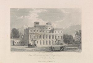 La Mansión en Deepdene. Sede de Henry Thomas Hope, Esq. de Edward Radclyffe