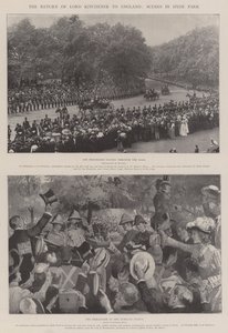 El regreso de Lord Kitchener a Inglaterra, escenas en Hyde Park de Edward Read