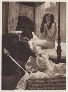 Il Pecorone: Día I, Novela II, Una lección de amor (lito) de Edward Robert Hughes