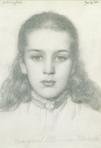 Margaret Ellinor Morse, 2 de enero de 1882 de Edward Robert Hughes